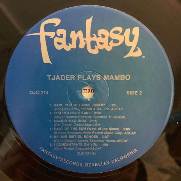 Cal Tjader : Tjader Plays Mambo (LP, Album, RE, RM)