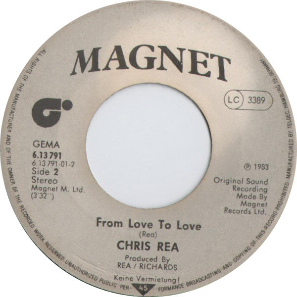Chris Rea : I Can Hear Your Heartbeat - Remixed Version (7", Single)
