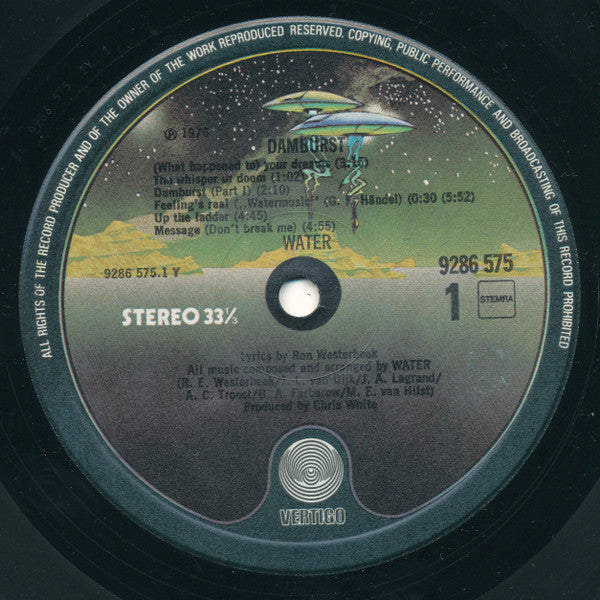 Water (4) : Damburst (LP, Album)