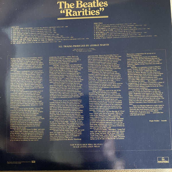 The Beatles : Rarities (LP, Comp, Mono)