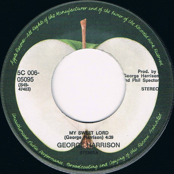 George Harrison : Bangla Desh / What Is Life / My Sweet Lord (7", Maxi)