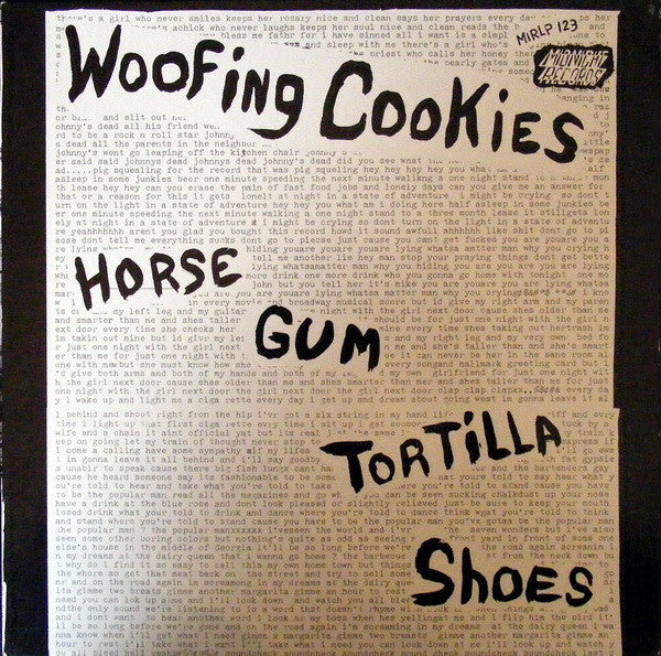 Woofing Cookies : Horse Gum Tortilla Shoes (LP, Album)