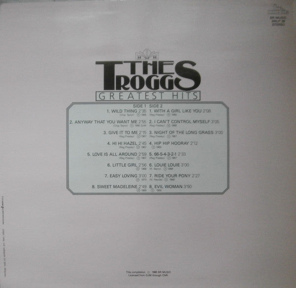 The Troggs : Greatest Hits (LP, Comp)