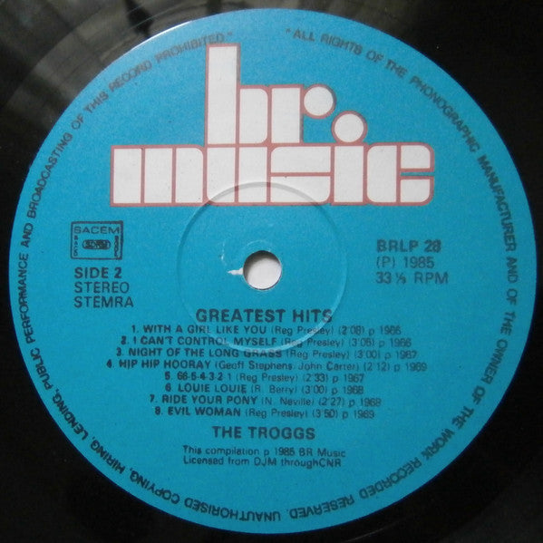 The Troggs : Greatest Hits (LP, Comp)