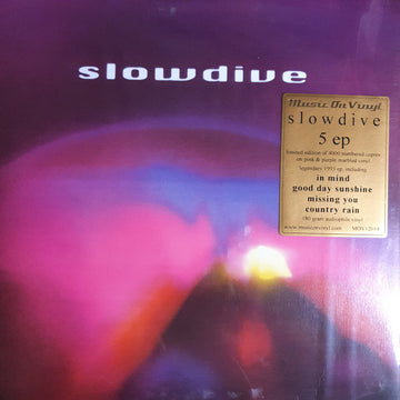 Slowdive : 5 EP (12", EP, Ltd, Num, RE, Pin)