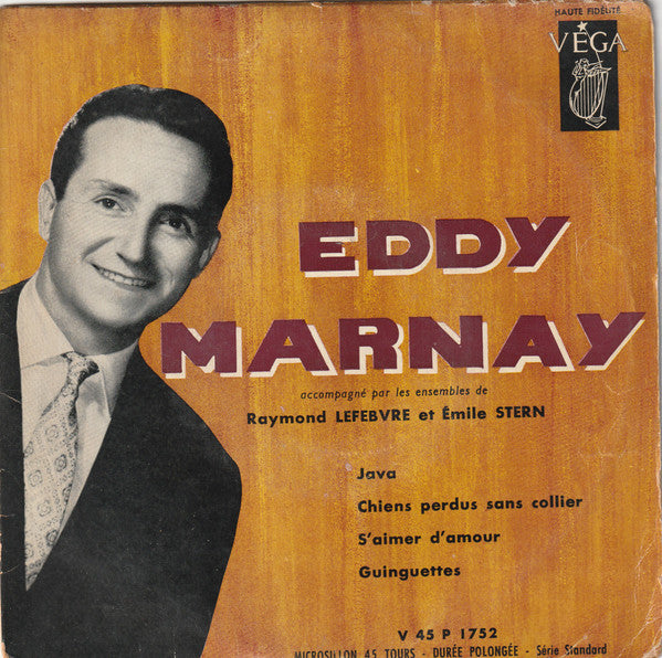 Eddy Marnay : Java / Chiens Perdus Sans Collier / S'aimer D'amour / Guinguettes (7", EP)