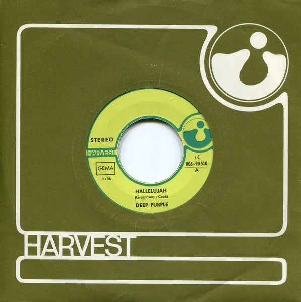 Deep Purple : Hallelujah  (7")
