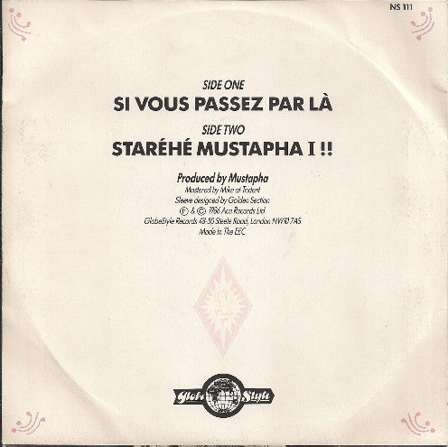 3 Mustaphas 3 : Si Vous Passez Par Là (7", Single)