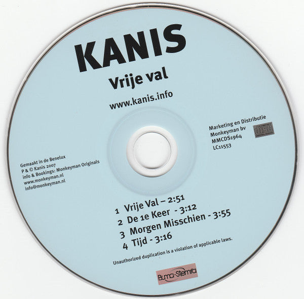Kanis : Vrije Val (CD, MiniAlbum)