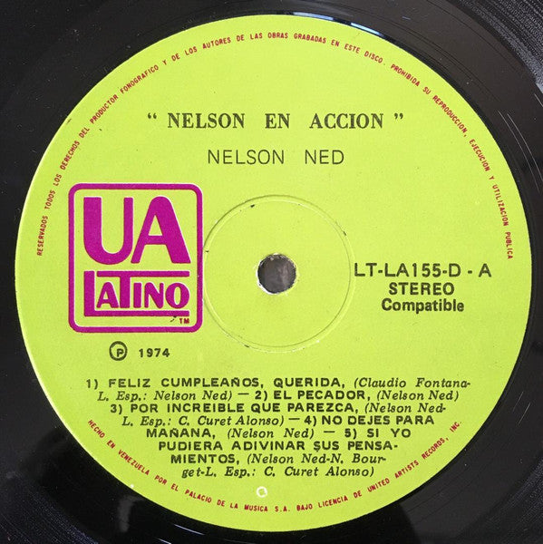 Nelson Ned : Nelson Ned En Accion (LP, Album)