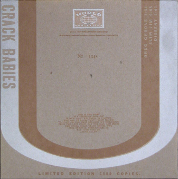 Pay The Man / Crack Babies : Pay The Man / Crack Babies (10", Ltd, Num, Cle)