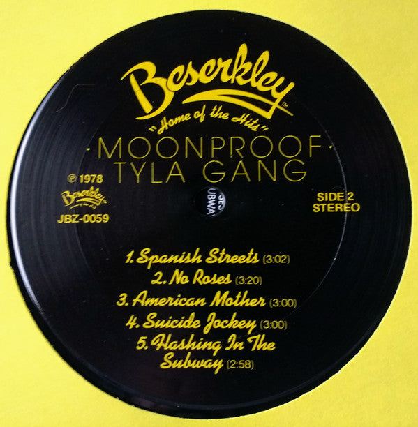 Tyla Gang : Moonproof (LP, Album, San)