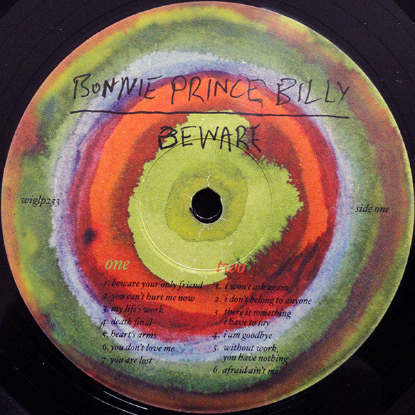 Bonnie Prince Billy* : Beware (LP, Album)