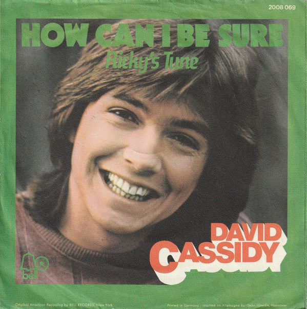 David Cassidy : How Can I Be Sure (7", Single)