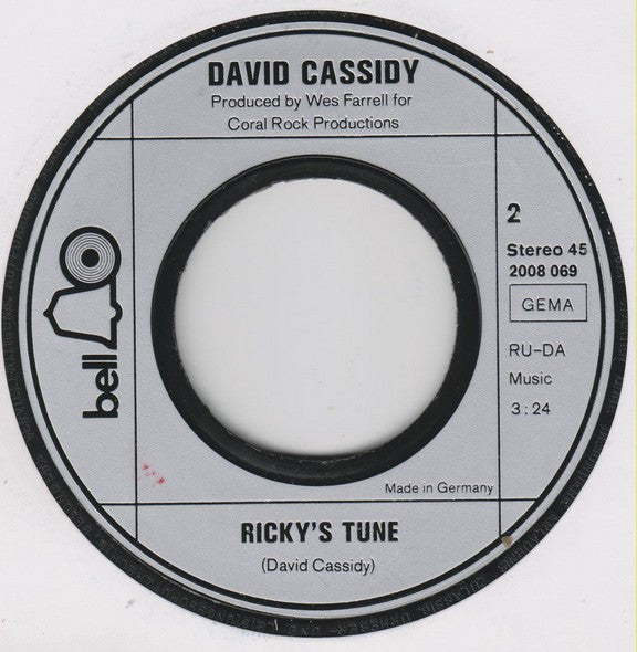 David Cassidy : How Can I Be Sure (7", Single)