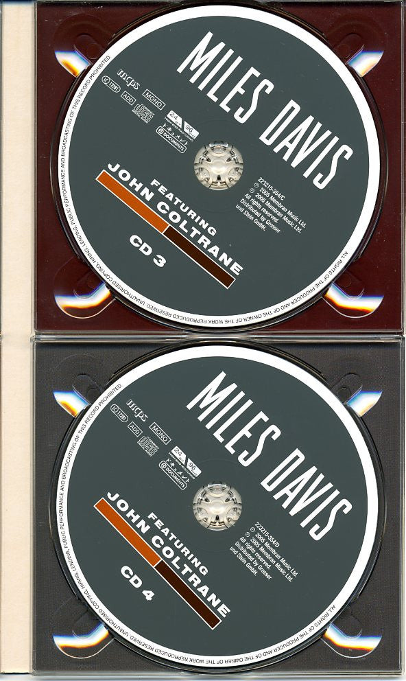 Miles Davis Featuring John Coltrane : Miles Davis Featuring John Coltrane (4xCD, Comp, Mono + Box, RE)