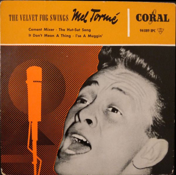 Mel Tormé, George Cates And His Orchestra : The Velvet Fog Swings (7", EP, Mono)