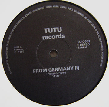 Various : From Germany (12", Mixed, Unofficial)