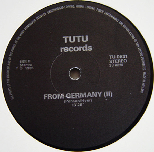 Various : From Germany (12", Mixed, Unofficial)