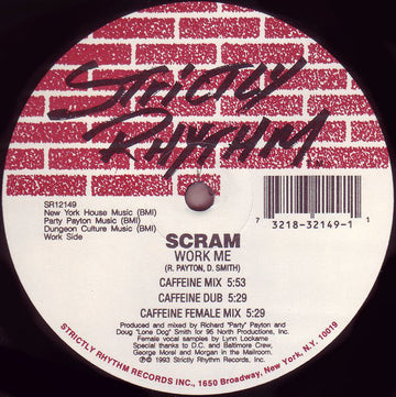 Scram (3) : Jump & Sing / Work Me (12")