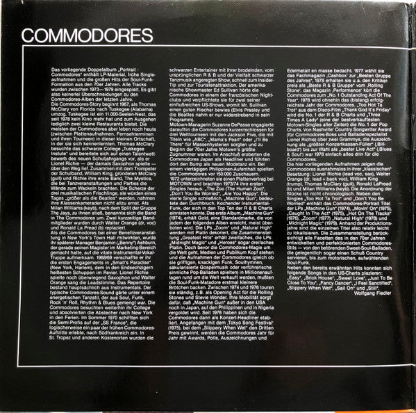 Commodores : Portrait (2xLP, Comp)