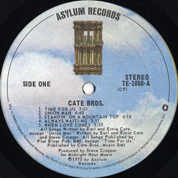 Cate Bros.* : Cate Bros. (LP, Album, CP )