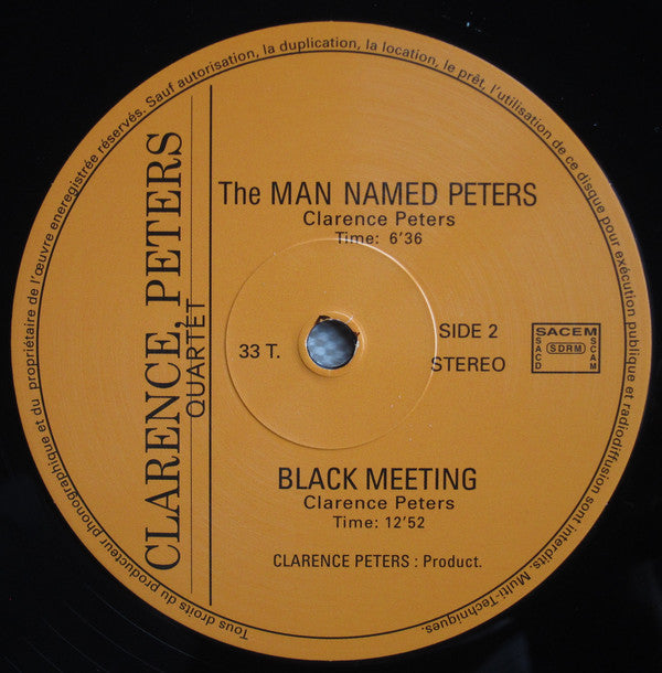 Clarence Peters Quartet : The Magnetic Atmospher (LP, Album, RE)