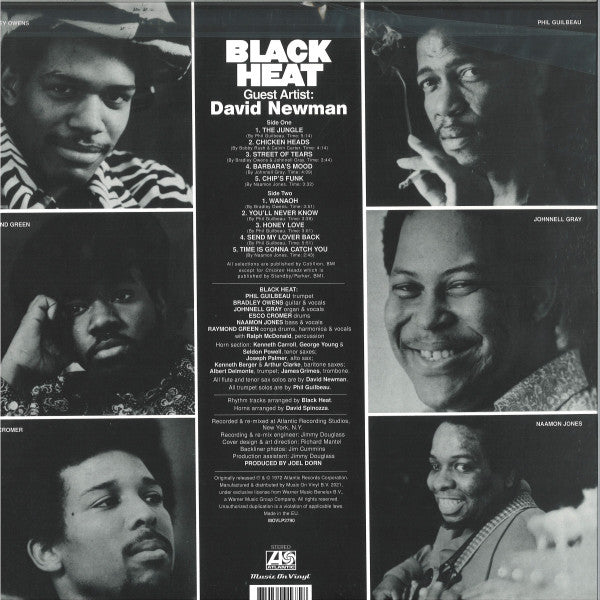 Black Heat : Black Heat (LP, Album, RE, 180)
