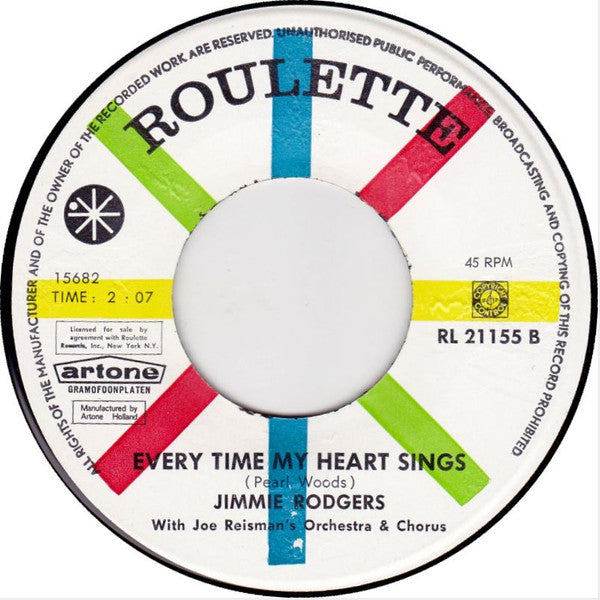 Jimmie Rodgers (2) : English Country Garden (7")