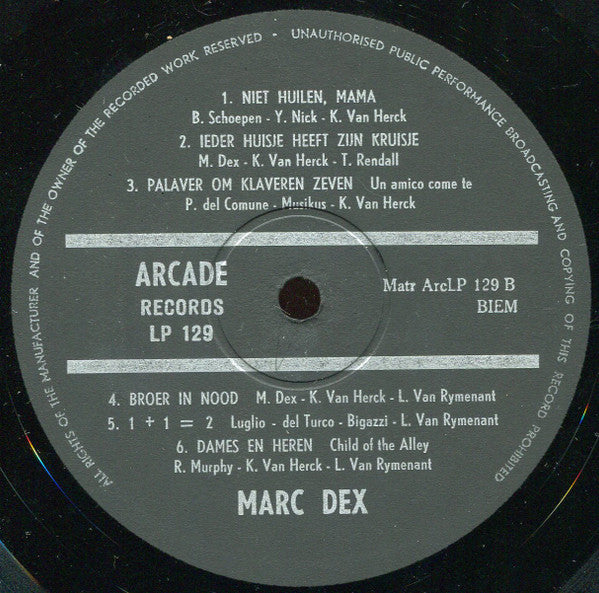 Marc Dex : Marc Dex 2 (LP, Album)