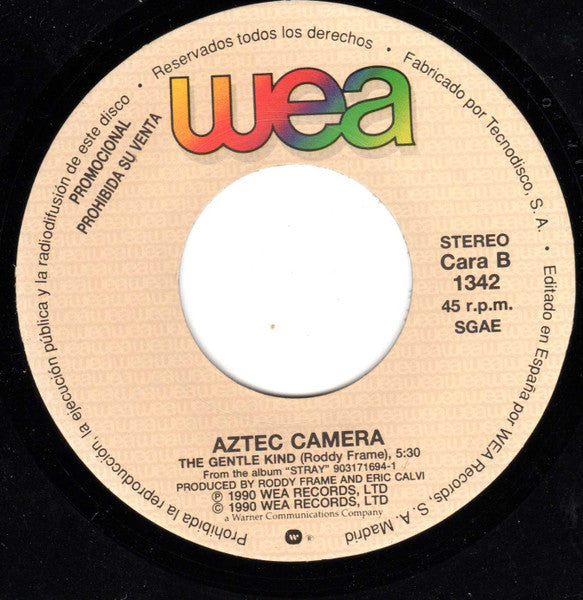 Aztec Camera : The Gentle Kind (7", Single, Promo)