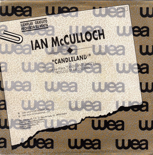Ian McCulloch : Candleland (7", Single, Promo)
