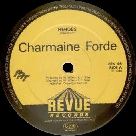 Charmaine Forde : Heroes (12")