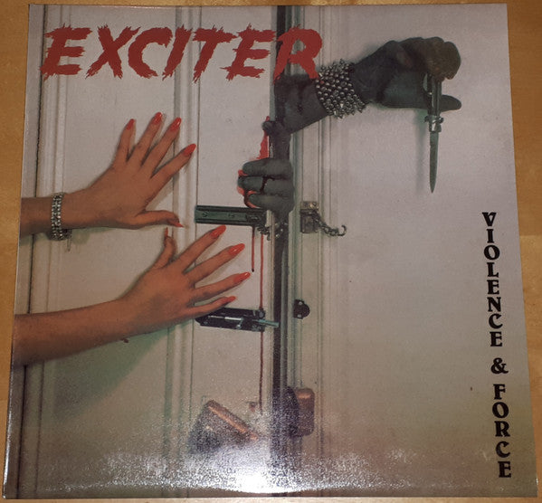 Exciter : Violence & Force (LP, Album, Promo)