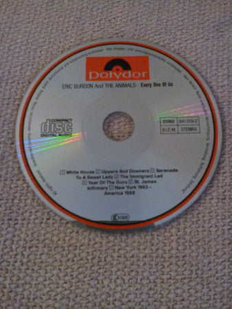 Eric Burdon & The Animals : Every One Of Us (CD, Album, RE)