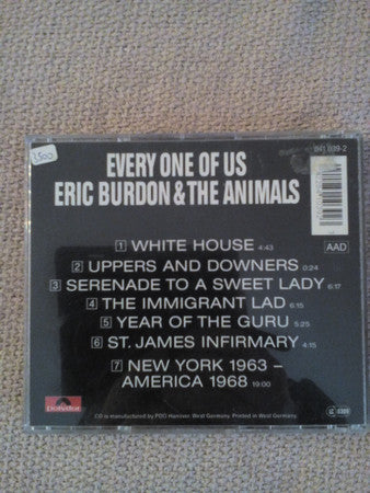 Eric Burdon & The Animals : Every One Of Us (CD, Album, RE)