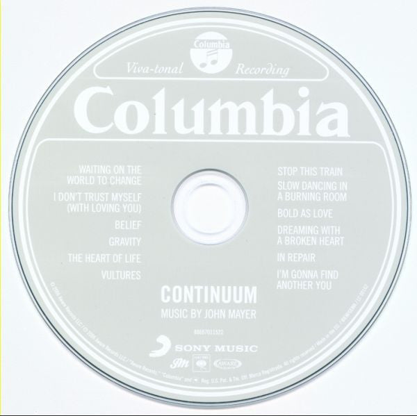 John Mayer : Continuum (CD, Album)