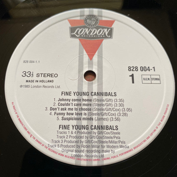 Fine Young Cannibals : Fine Young Cannibals (LP, Album)