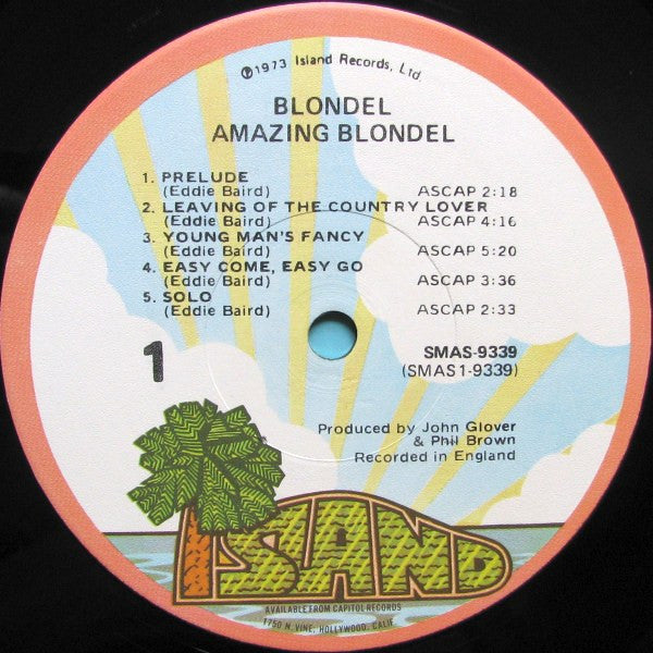 Amazing Blondel : Blondel (LP, Album, Jac)