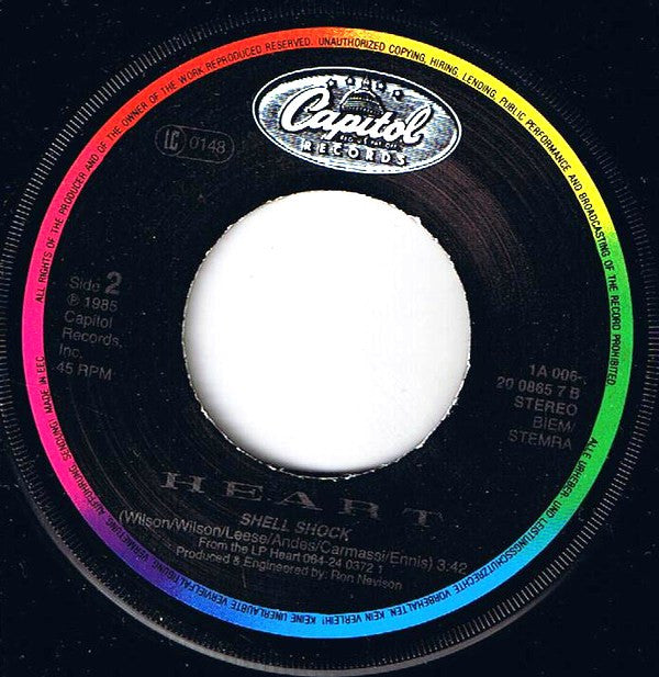Heart : Never (7", Single)