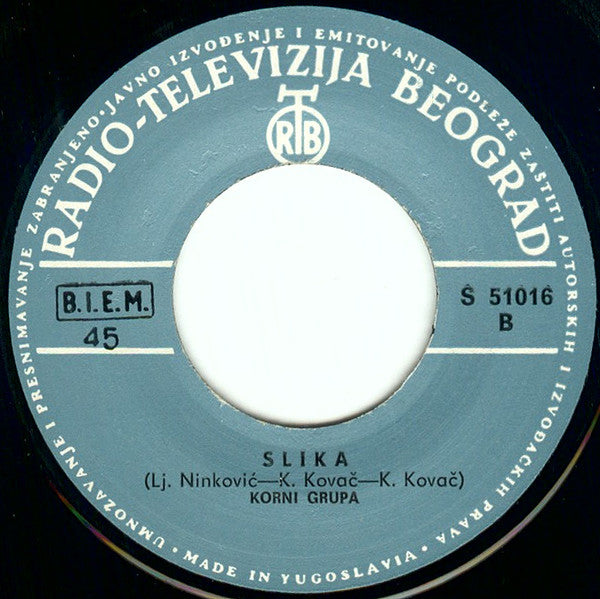 Korni Grupa : Trla Baba Lan / Slika (7", Single, RP)