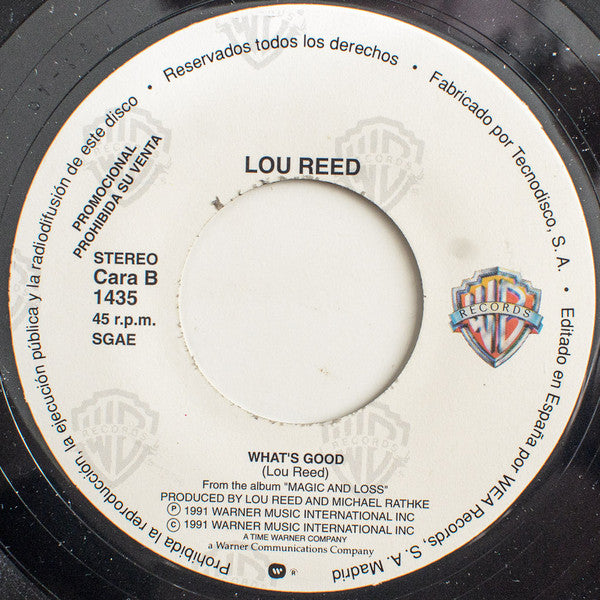 Lou Reed : What's Good (7", Single, Promo)