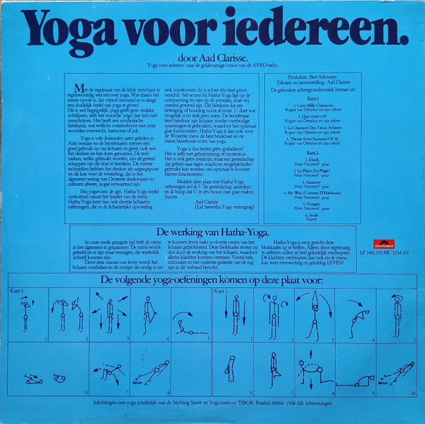 Aad Clarisse : Yoga Voor Iedereen (LP, Album)