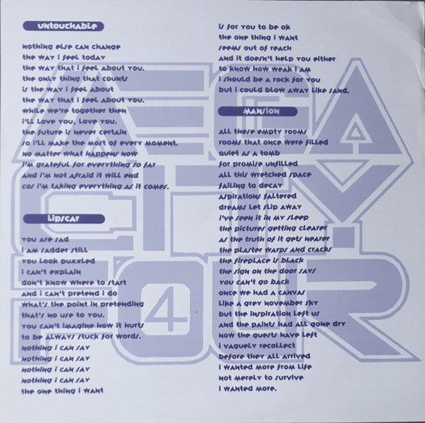 Mega City Four : Words That Say (12")