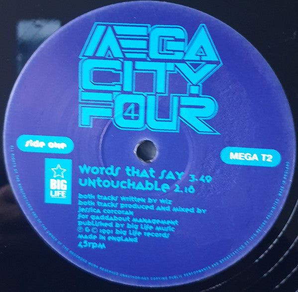 Mega City Four : Words That Say (12")