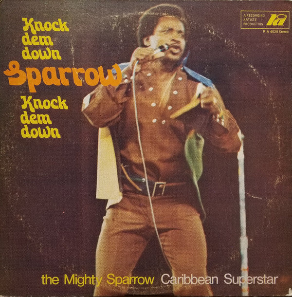 Mighty Sparrow : Knock Dem Down (LP, Album)