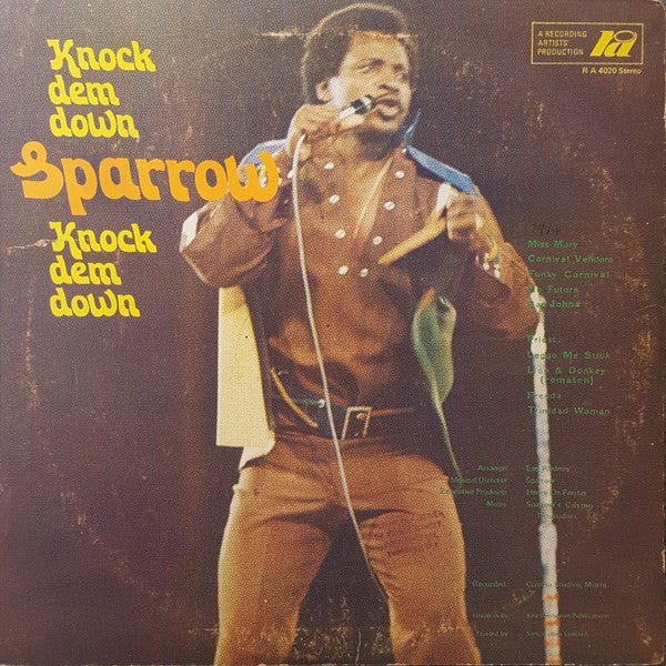 Mighty Sparrow : Knock Dem Down (LP, Album)