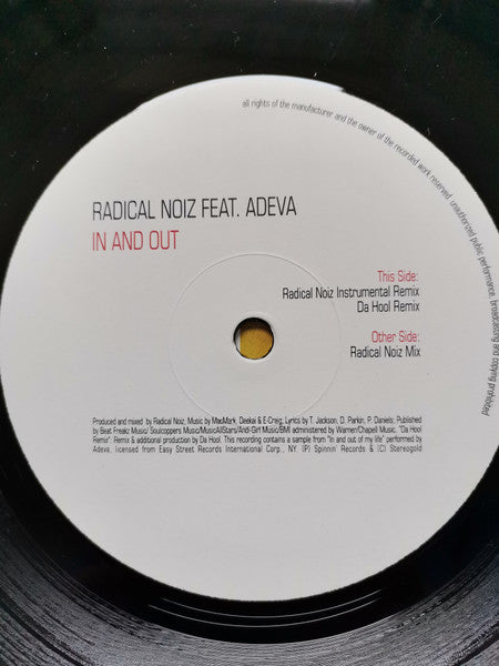 Radical Noiz Feat. Adeva : In & Out (12", Single)