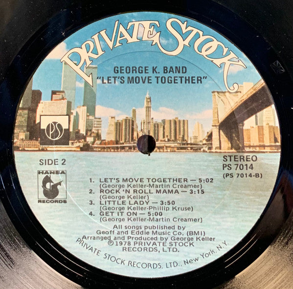 George K Band : Let's Move Together (LP, Album, Kee)