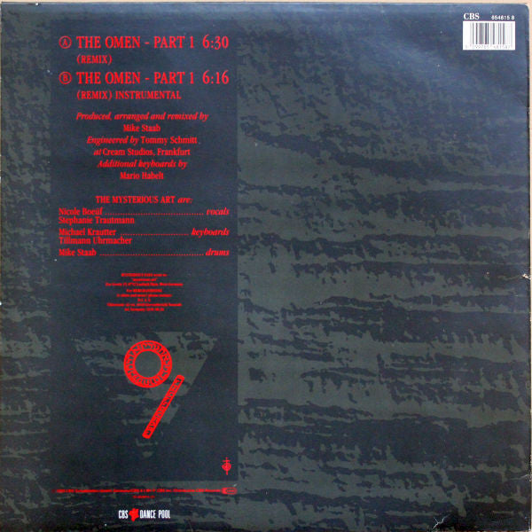 Mysterious Art : The Omen Part 1 (Remix) (12", Maxi)